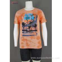 Men's short sleeve tie dyed t-shirt